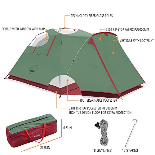 KAZOO URANUS FAMILY OUTDOOR TENT の商品画像 5