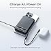 EF ECOFLOW Rapid Mag Power Bank 10,000mAh, Qi2.2 25W Wireless Charging, 0.6'' Slim Magnetic Portable Charger, Built-in USB-C Cable, Qi2 Certified Magsafe-Compatible Battery for iPhone 17/16/15, Black