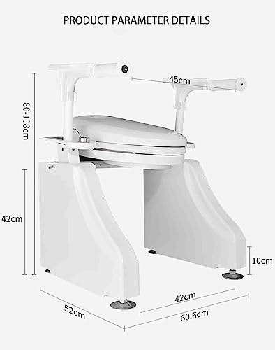 Elevador de asiento eléctrico para inodoro con asas, barandales de seguridad para personas mayores, elevador eléctrico para inodoro para ancianos, asistencia para levantar en inodoro para seniors, 264 lbs miniatura 2