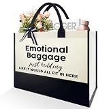 First Mother Day's Tote Bag Gifts for New Mom Life Christmas Birthday Gifts for Coworker Colleagues Emotional Baggage