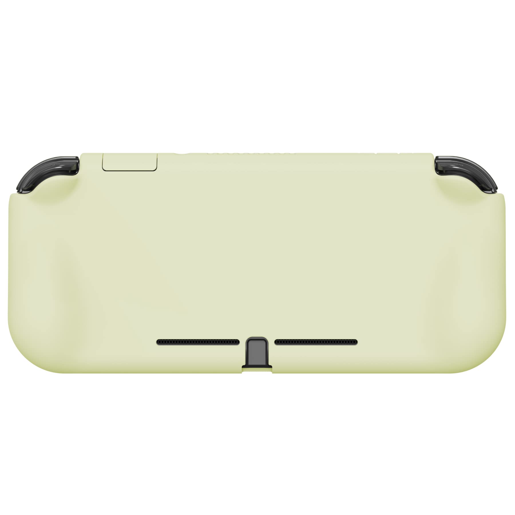 playvital ZealProtect Protective Case for Nintendo Switch Lite, Hard Shell Grip Cover for Nintendo Switch Lite w/Screen Protector & Thumb Grip Caps & Button Caps - Antique Yellow — view 7