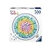 Ravensburger Circle of Colors: Rainbow Cake 500 Piece Round Jigsaw Puzzle for Adults - 17349 - Every Piece is Unique, Softclick Technology Means Pieces Fit Together Perfectly