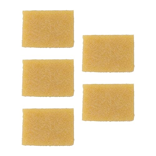 22 peças de borracha adesiva quadrate manual reutilizável 7 x 5,1 cm, removedor de resíduos de de co