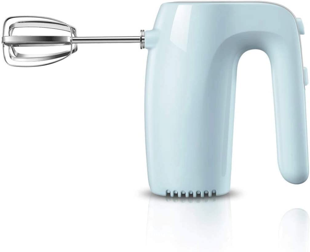 DULASP Egg Beater - Electric Hand Mixer with Snap on Storage Case Beaters Whisk and Bowl Rest