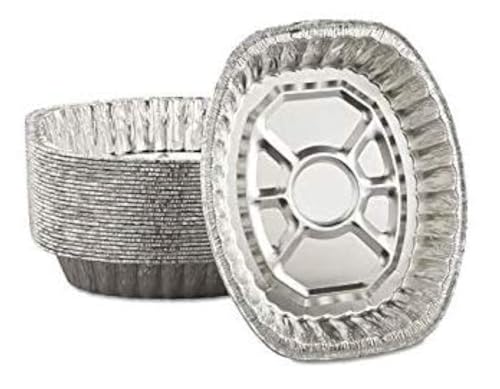 10 PACK - Disposable Durable Oval Roaster Pan - Turkey Roasting Pans Extra Large, Heavy-Duty Aluminum Foil | Deep, Oval Shape for Chicken, Meat, Brisket, Roasting, Baking | Recyclable | USA MADE