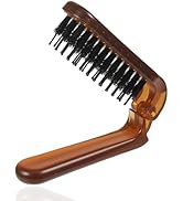 Faltbare Reise-Haarbürste, Brush Boar Bristle Hair Brush Reise Haarbürste Tragbare Haarmassage Bü...
