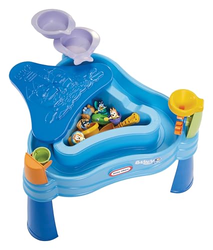 image for Little Tikes Bluey Water Table with 6 Accessories, Bluey Active Play, 