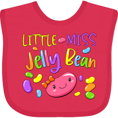 inktastic Little Miss Jelly Bean Baby Bib