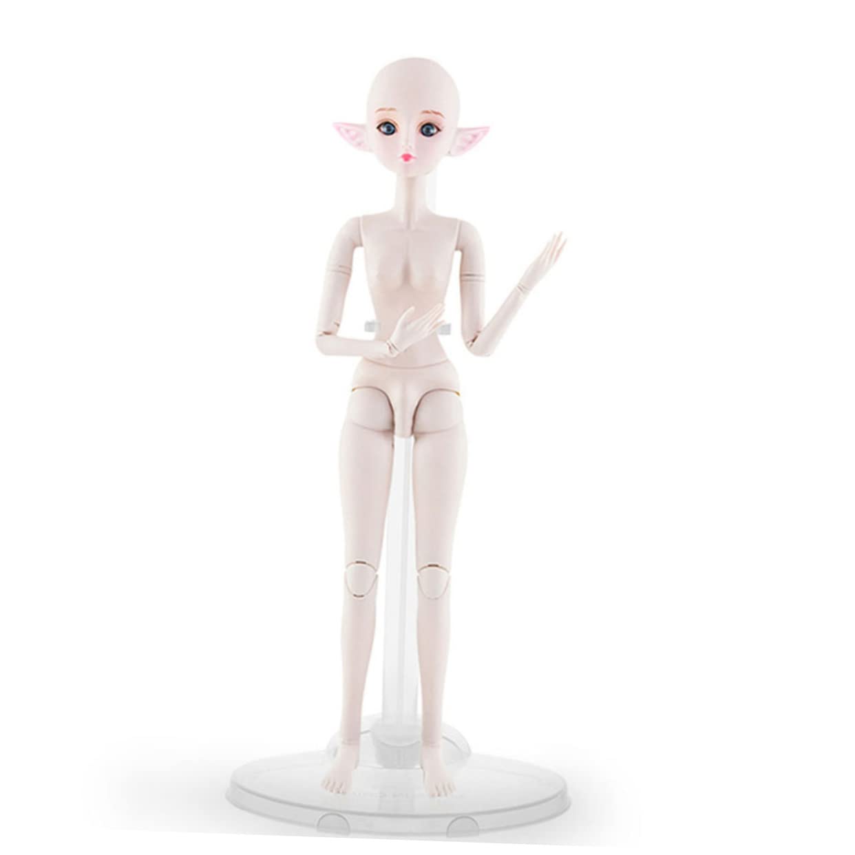 BESPORTBLE 17Pcs Transparent Doll Display Stands Chic Storage Racks for Doll Figures Stable Holders for Creative Decor Doll Accessories for Playroom