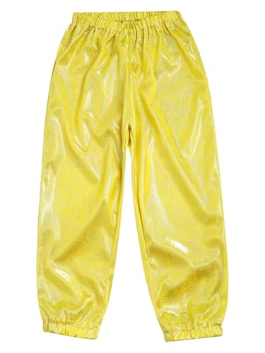 Unisex Kids Hip-hop Street Dance Pants Metallic Jazz Jogging Pants Athletic Sweatpants Performance Wear3