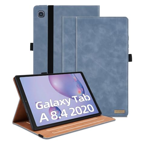 TIPOYOROOS Case for Samsung Galaxy Tab A 8.4 Tablet 2020 Released (SM-T307U) Multi-Angle Viewing Smart Cover with Pocket, Business PU Leather Flip Cover for Galaxy Tab A 8.4 '-Gray