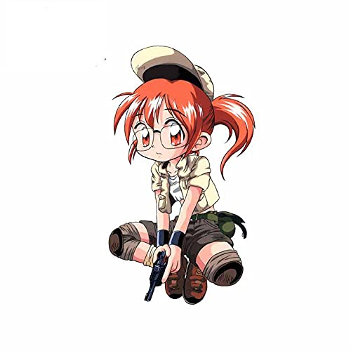 13 cm x 7,4 cm para Metal Slug Fio Germi pegatinas de vinilo para coche a prueba de arañazos personalizado