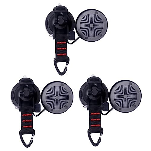 TOYANDONA 3Piezas Ventosa para Acampar Uds con Alta Capacidad para Colgar Objetos Pesados Necesidad de Perforar para Cocina