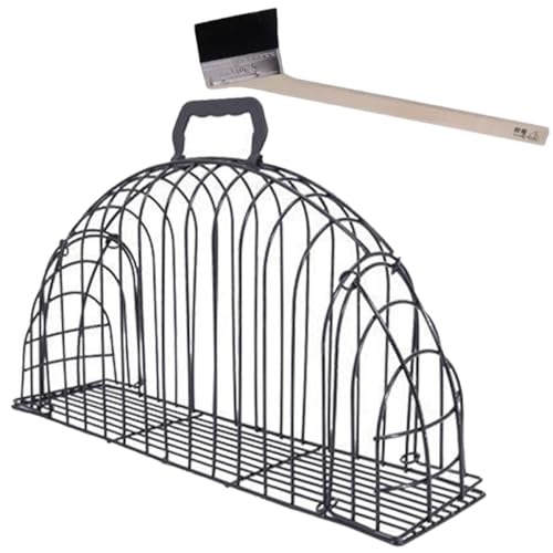 Cage de bain pour chat en métal résistant taille S avec poignée - 2