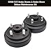 CLUBRALLY Golf Cart Deluxe Brake Drums & Brake Shoes Maintenance Kit, EZGO TXT Brake Kit for 1996-2008 TXT Electric Golf Cart, OEM# 19186-G1, 70794-G01