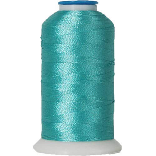 Image of ThreadArt Polyester Machine Embroidery Thread, 1000M 40wt, Cyan 467