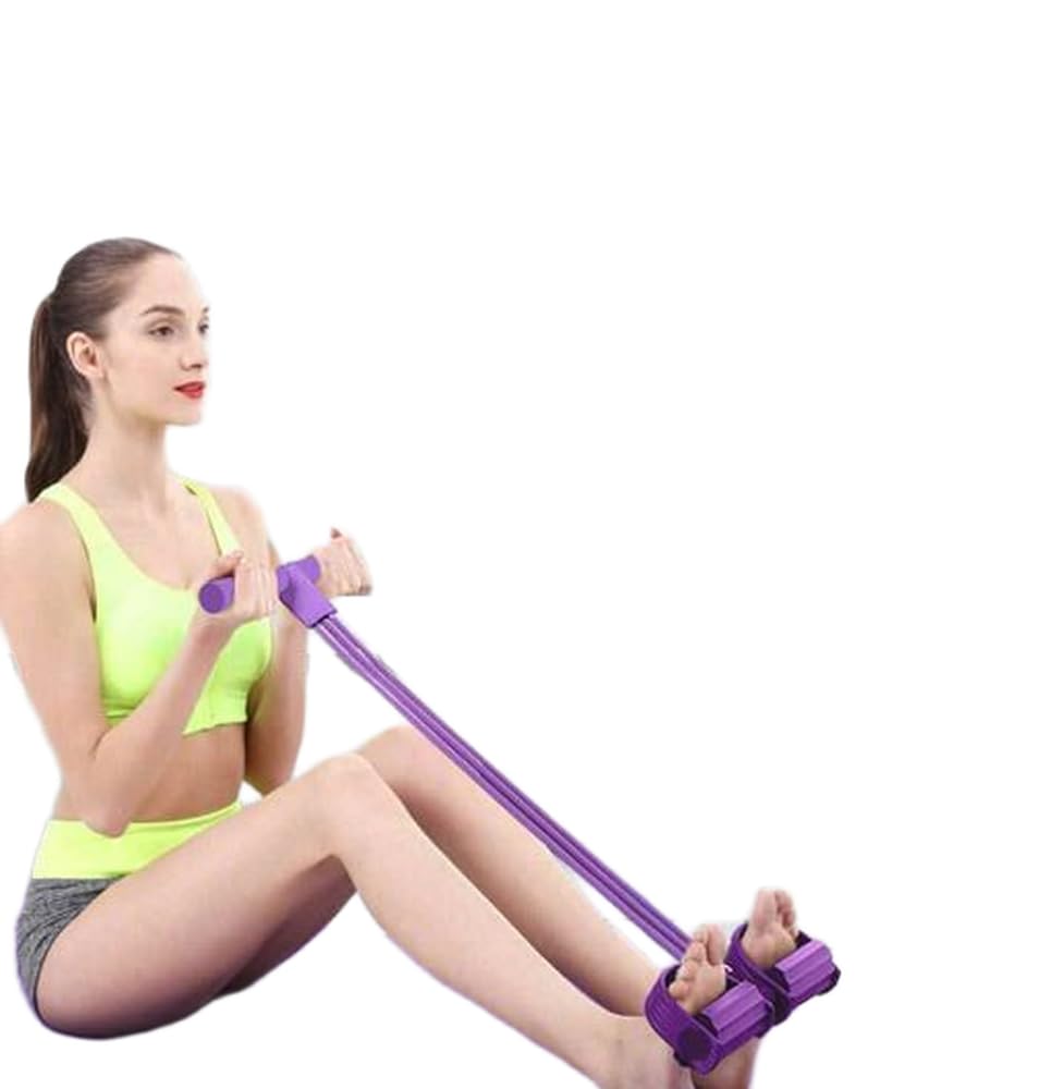GYMFREAK Pull Reducer| Waist Reducer Body Shaper Trimmer| Burn Off Extra Calories Ab Exerciser (Purple)-image-32