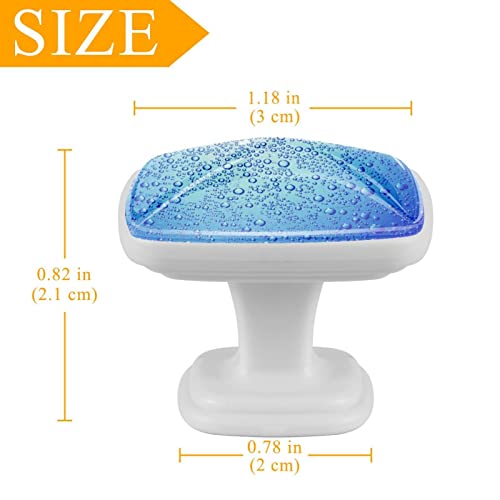 Boutons de commode bleus pour remplacer des poignées de meuble usées - 5
