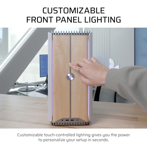 Image of Corsair ONE i500 Gaming PC - Liquid Cooled Intel Core i9 14900K CPU - Liquid Cooled NVIDIA GeForce RTX 4090 GPU - 64GB Vengeance DDR5 Memory - 2TB M.2 SSD - Wood Bright