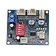 Heevhas DC12V 5A Drehzahlregler Lüfter Modul Standalone Lüftersteuerung 4 Draht Thermostat mit Buzzle und Probe DIY Regler Modulplatine für PC Lüfter Temperaturregler