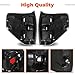 labwork LH+RH Tail Lights Replacement for F150 2009-2014 Rear Tail Lights Lamps Assembly Passenger and Driver Side