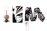 Anime Kurosaki Ichigo Lanyard Keychain,ID Badge Holder,Holiday Gifts