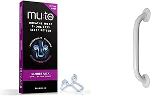Amazon.com: Rhinomed Mute Nasal Dilator Snore Reduction Starter Pack ...
