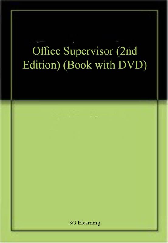 Buy Office Supervisor (2nd Edition) (Book with DVD) โ BookShops.in