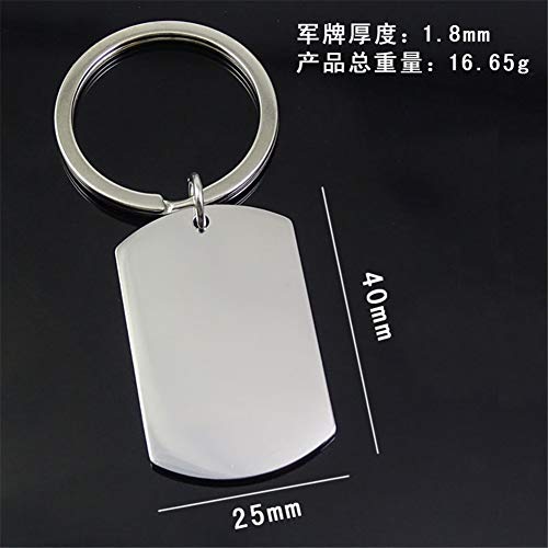 LiFashion Personalized Bible Verse Keychain,Customized Bible Verse Dog Tag Christian Cross Keyring Religious Baptism Gift3