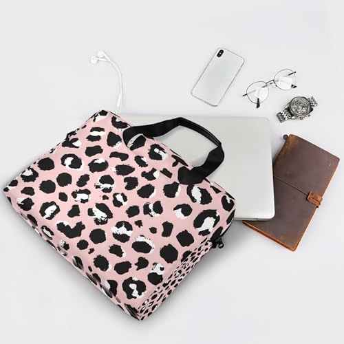 Funda para laptop ALAZA 13 a 15.6 pulgadas estampado leopardo rosa miniatura 7