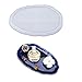 FineInno Stampi per Piatti Ovali in Resina Tray Dish Resin Molds Stampi in Silicone a Forma di Vassoio in Fusione Epossidici Fai-da-Te Gioielli (Stampo Piatto Ovale)