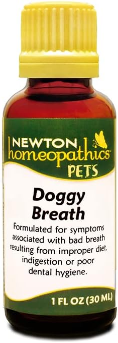 Newton Homeopathics Pets Doggy Breath 1 oz (30 ml) Liquid