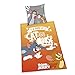 Produktbild Herding Tom & Jerry Bettwäsche-Set, Wendemotiv, Kopfkissenbezug 80 x 80 cm, Bettbezug 135 x 200 cm, Mit leichtläufigem Reißverschluss, Baumwolle/Renforcé