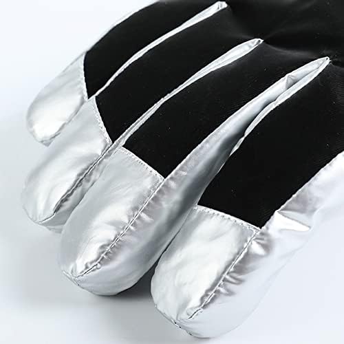 Men Women Winter Ski Gloves Outdoor Warm Fleece Touch Screen Skiing Cycling Gloves (Colour: B Size: One Size) (A One Size)