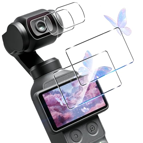 �Ή� DJI OSMO Pocket 4�i2026�j �K���X�ی�t�B���� 2���Z�b�g ���YAGC���Ɏq 9H�d�x �ϏՌ��h���� �����ߗ� �w��h�~ �������� �A���`�X�N���b�` �����z���C�A�[�� �\��t���ȒP �I�Y���|�P�b�g4 �J�����A�N�Z�T���[ �t���ی� 