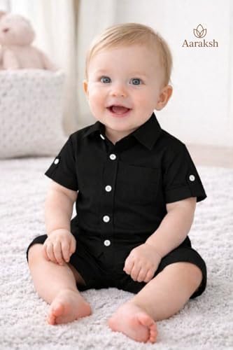 Image of Boys Shirt & Shorts Co-ord Set Kids Regular Wear Clothes Outfit