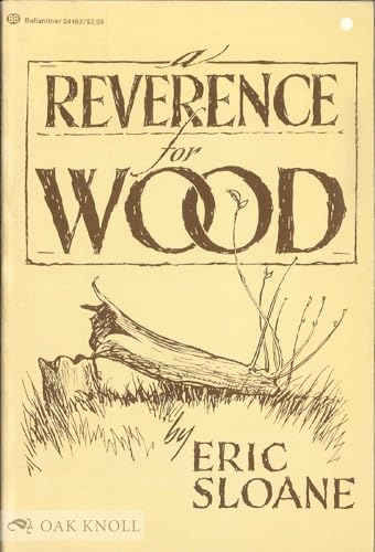 REVERENCE FOR WOOD.|A [Unknown] B009AGW7AG Book Cover