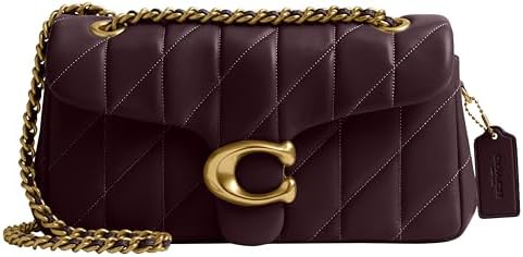 Coach Quilted Suede Tabby Shoulder Bag 26 with Chain