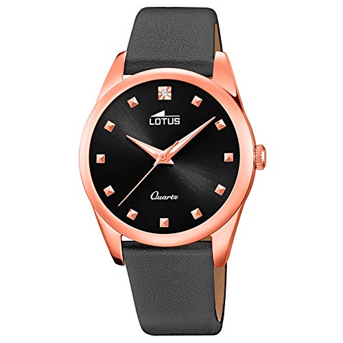 Lotus Reloj Analógico para Mujer de Cuarzo con Correa en Cuero 18644/1