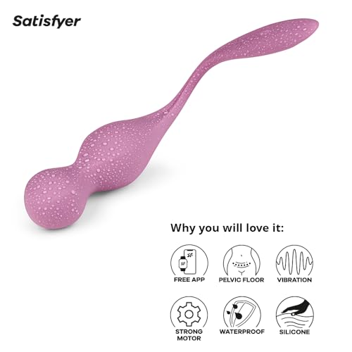 Satisfyer Love Birds 1 | Palline Vaginali | Allenamento Del Perineo Femminile | Vibrazioni Regolabili | Connettività App | Palline Di Kegel Vibrante | Silicone Morbido | Impermeabile E Ricaricabile - 4