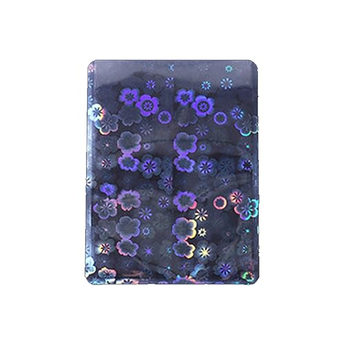 SELVFZ 100 Stück Kartenhüllen Holografisch