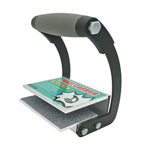 CARTLIFE Plywood and Drywall Panel Carrier Tool,Sheetrock Gripper,Heavy Duty Metal Gripper for Clamp Wood Board or Drywall Lifter with Single Hand (No Back Pain)