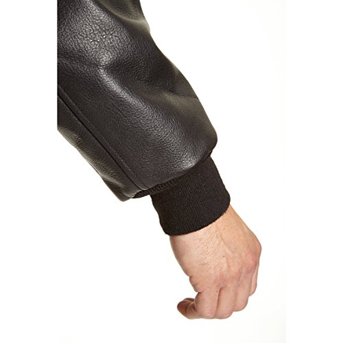 Image of Men's Big and Tall Leather Flight Jacket