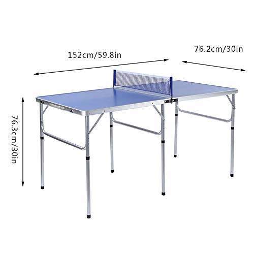 Cocoarm Foldable Table Tennis Table, Table Tennis Table, Leisure Table, Indoor Table Tennis Set, Pong Accessories with Net