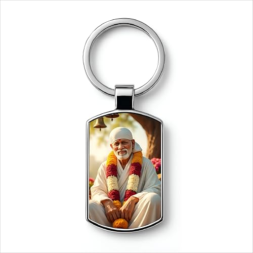 Image of Premium Printed Metal Keychain for Men & Women | High-Definition Artwork Print | Durable Key Ring for Car, Bike, Home & Office Keys | Stylish Decorative Key Holder Gift