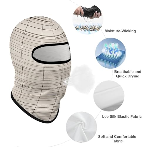 Balaclava para hombre y mujer, máscara completa para esquiar, ciclismo y motociclismo miniatura 3