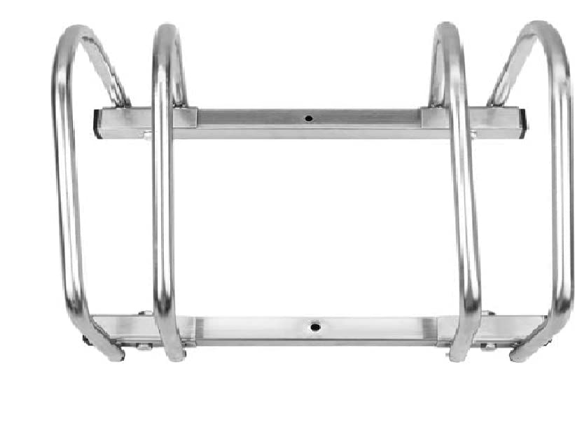 BIKE RACK PARKING FLOOR STAND RACK RAIL STORAGE WALL FLOOR MOUNTED (2 CYCLE STAND)
