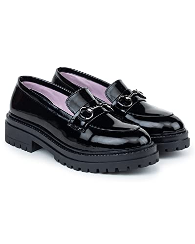 Shuz Touch Women Fashion Comfirt Casual Chunkey Loafer Shoe