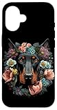 Photo Gallery dobermann mamma floreale pinscher cane donne custodia per iphone 16 Photo Gallery dobermann mamma floreale pinscher cane donne custodia per iphone 16