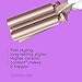 Conair Double Ceramic 3 Barrel Curling Iron, Hair Waver, Create Beachy Waves, Long-Lasting Natural Tight Waves for all Hair Lengths, White / Rose Gold